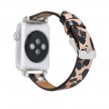 Bouletta Leder Trokya Silber Uhrenarmband für Apple Watch 42mm / 44mm - Leopar
