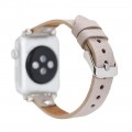 Bouletta Leder Trokya Silber Uhrenarmband für Apple Watch 38mm / 40mm - Floater Nerz