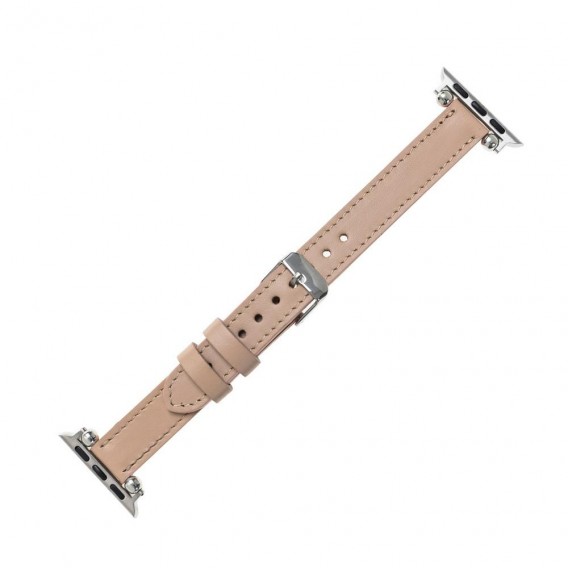 Bouletta Leder Ferro Uhrenarmband für Apple Watch  42mm / 44mm - Nackt Pink