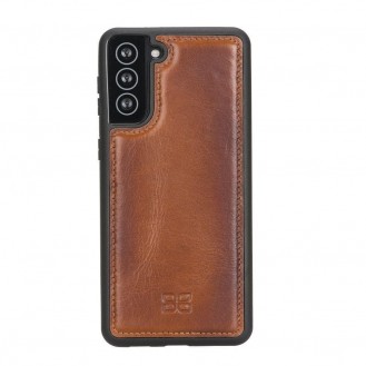 BOULETTA FLEX COVER BACK LEDER CASE FÜR SAMSUNG GALAXY S21 - Tan