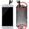 iPhone 6 Plus Oem LCD Display Weiss Vormontiert A1522, A1524, A1593