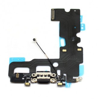 iPhone 7 Lightning Dock Connector (Ladebuchse) Flex + Dual Mikrofon Weiss A1660, A1778, A1779
