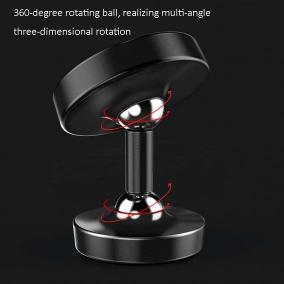 360 Magnetischer Handyhalter Auto Halterung Luminous Schwarz
