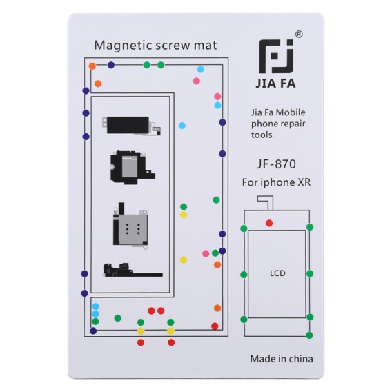 Magnetpad-Schraubbrett für iPhone XR