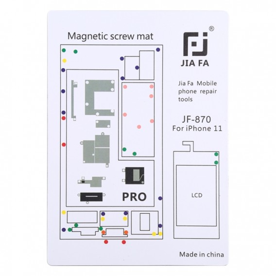 Magnetpad-Schraubbrett für iPhone 11 Pro