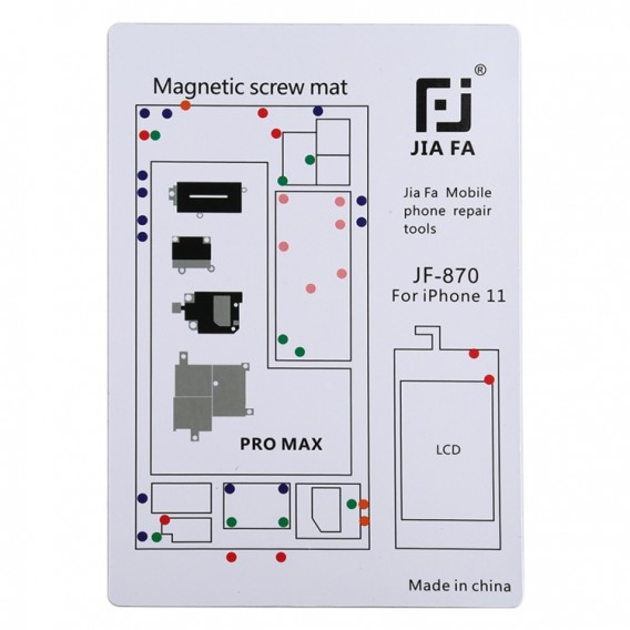 Magnetpad-Schraubbrett für iPhone 11 Pro Max