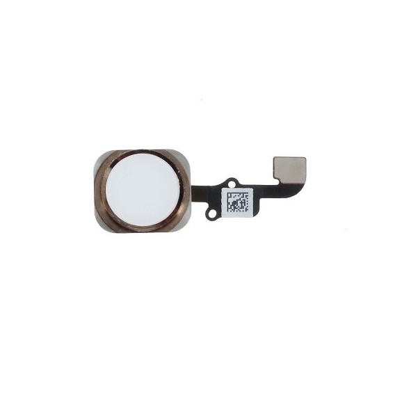 iPhone 6 Plus Home Button Flexkabel + Home Button - Weiss/Gold