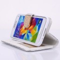 Bling Strass Leder Kreditkarten Etui Galaxy S5 Silber