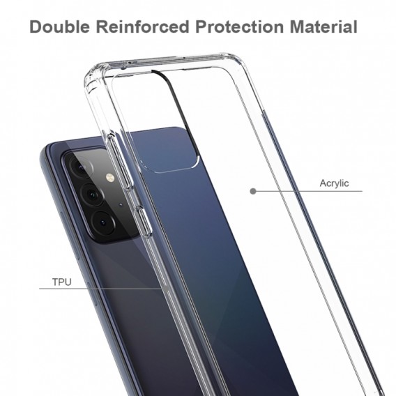 Samsung Galaxy A72 5G Kratzfest TPU Transparent Handyhülle