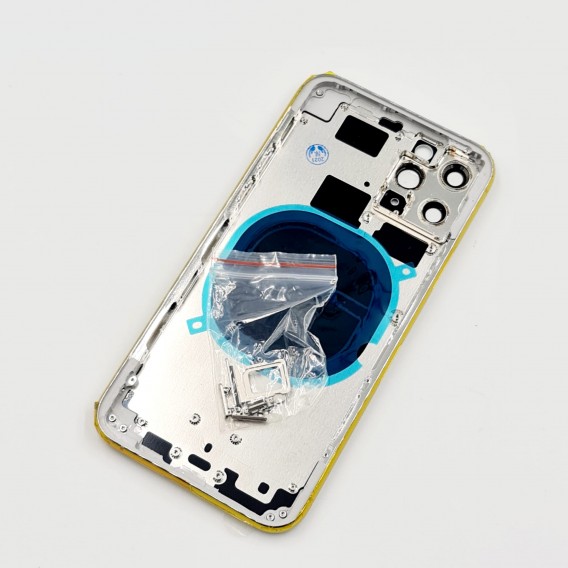 iPhone 11 Pro Gehäuse Glas Backcover Rückdeckel Akkudeckel Silber