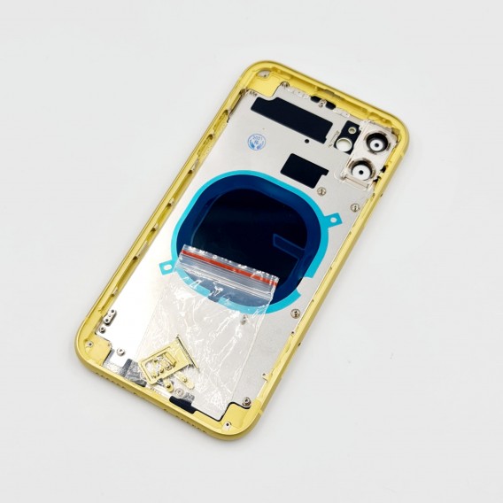 iPhone 11 Gehäuse Glas Backcover Rückdeckel Akkudeckel Gelb