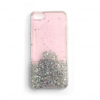  Star Glitter Glänzend Handyhülle Schutzhülle für iPhone 12 Pro / iPhone 12 rosa