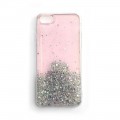Apple iPhone 12&Pro Star Glitter Glänzend Handyhülle - Rosa