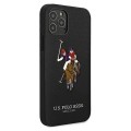 US Polo iPhone 12 Pro Max 6.7 " Polo Embroidery Collection Handyhülle schwarz
