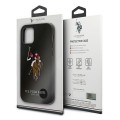 US Polo iPhone 12/12 Pro 6.1" Polo Embroidery Collection Handyhülle schwarz