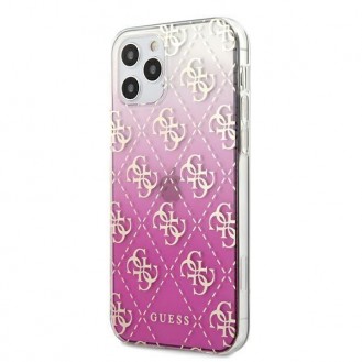 Guess Ratet mal iPhone 12/12 Pro 6.1"  Hardcase 4G Gradient pink