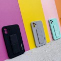 Wozinsky Kickstand Case Flexible Silikon Stand Cover iPhone 12 Pro Max Hellblau