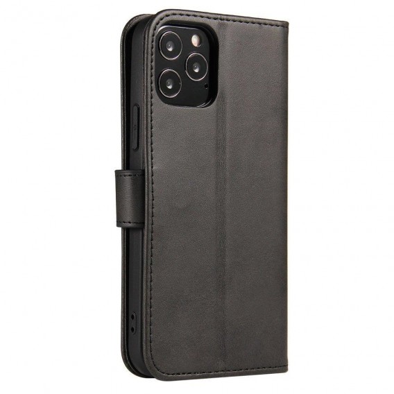 Magnet Case booktype case schutzhülle aufklappbare hülle für Samsung Galaxy A42 5G schwarz