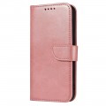 Magnet Case booktype case schutzhülle aufklappbare hülle für Samsung Galaxy A42 5G rosa