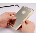 Gold LUXUS Aluminium Metall Spiegel Bumper Case iphone 6 Plus