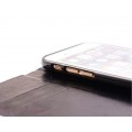 Schwarz Wasser Tropfen Bling Leder Etui iPhone 6 Plus