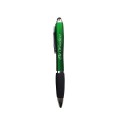 Grüne Led Kugelschreiber mit Laser Gravur personalisieren