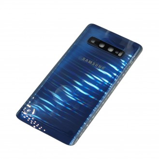 More about OEM Samsung Galaxy S10 G973F Akkudeckel mit Kameralinse, Prism Blue
