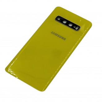 More about OEM Samsung Galaxy S10 G973F Akkudeckel mit Kameralinse, Canary Yellow