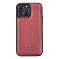 iPhone 13 Pro Max Bouletta Flex Leder Case 6"7 Inch - Rot