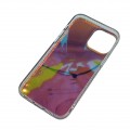 Hartsilikon Handyhülle mit Farbmuster für iPhone 13 Serien