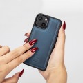 Bouletta Flex Cover Back Leder Case für iPhone 13 Mini - Blau