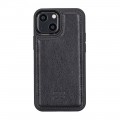 Apple iPhone 13 Mini Bouletta Flex Cover Back Leder Case - Schwarz