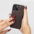 Bouletta Flex Cover Back Leder Case für iPhone 13 Mini - Braun