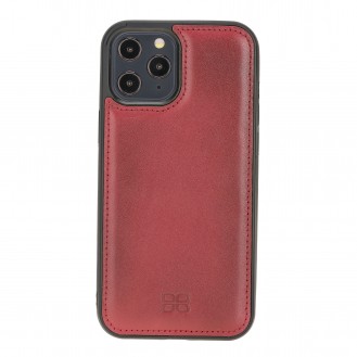 Bouletta Flex Cover Back Leder Case für iPhone 12 Pro Max 6.7 - Rot