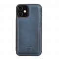 Apple iPhone 12 Mini Bouletta Flex Cover Back Leder Case - Blue