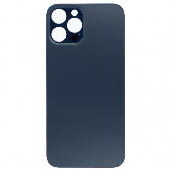 Cover Glas Rückseite mit grossen Löchern, Kompatibel mit iPhone 12 Pro Max - Blau