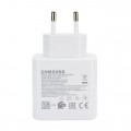 Samsung 45 Watt Schnellladegerät EP-TA845XWE Weiss Inkl. USB Typ C auf USB Typ C Datenkabel