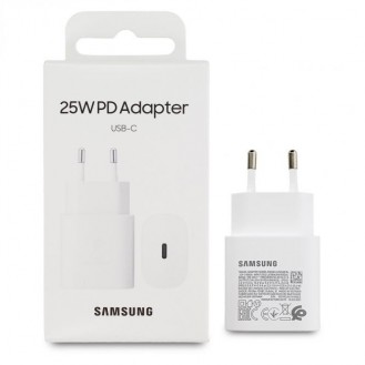 Samsung 25 Watt Schnellladegerät EP-TA800NWEGEU Weiss