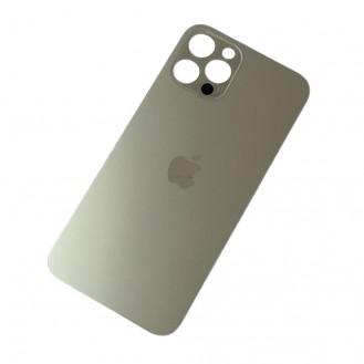 iPhone 12 Pro Back Glass Akkudeckel Rückschale Big Hole Gold