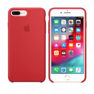 iPhone 8 Plus / 7 Plus Silicone Case Silikon Case Rot
