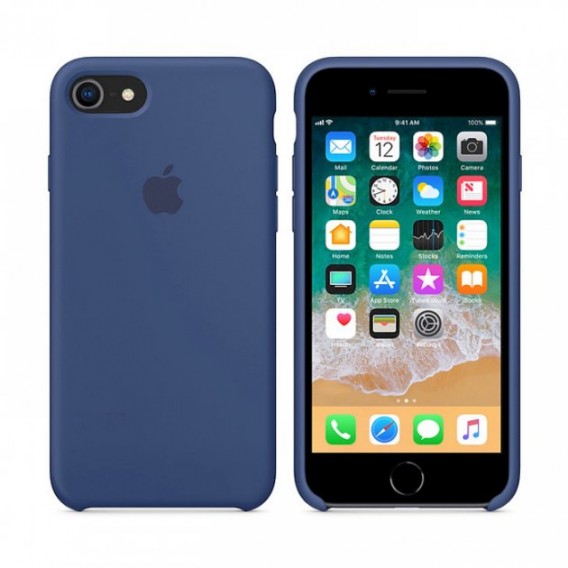 iPhone 8 Plus / 7 Plus Silicone Case Silikon Case Blau
