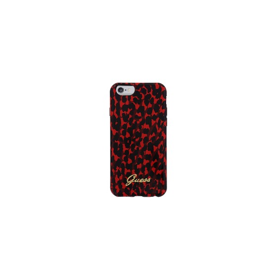 TPU Case Guess Leopard für Apple iPhone 6, 6s Rot