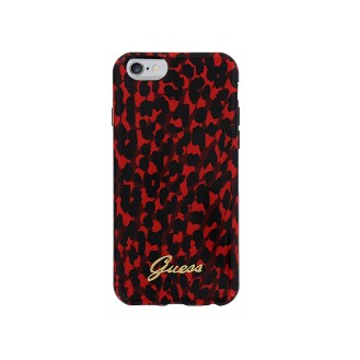 TPU Case Guess Leopard für Apple iPhone 6, 6s Rot