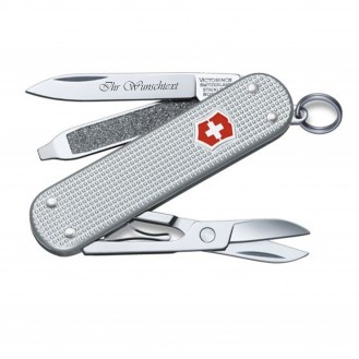 Victorinox Classic SD Alox Silver mit Gratis Gravur 0.6221.26