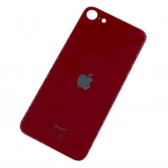 iPhone SE 2020 Rückseite Backglas Akkudeckel Rot mit grosses Loch A2275, A2296, A2298