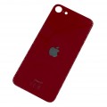 iPhone SE 2020 Rückseite Backglas Akkudeckel Rot mit grosses Loch A2275, A2296, A2298