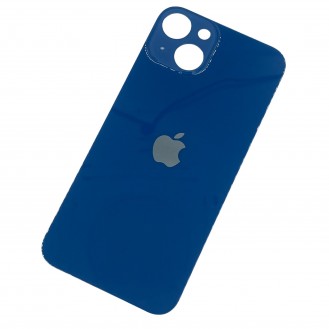 iPhone 13  Back Glass Akkudeckel Rückschale Big Hole Blau
