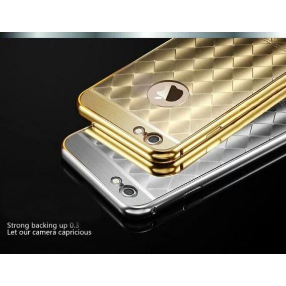 Rose Gold LUXUS Aluminium Spiegel Bumper Case iphone 6+ / 6S+