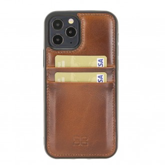 Bouletta Flex Cover Back Leder Case mit Kartenfach für iPhone 14 Pro Max 6.7