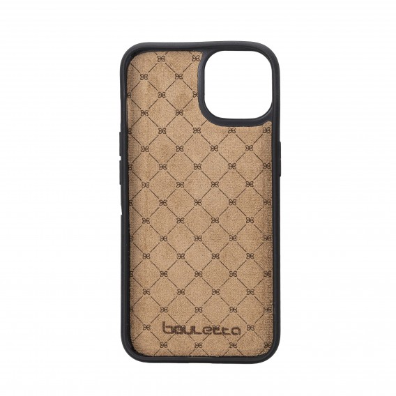 iPhone 14 Plus Bouletta Flex Cover Back Leder Case mit Kartenfach - Blau